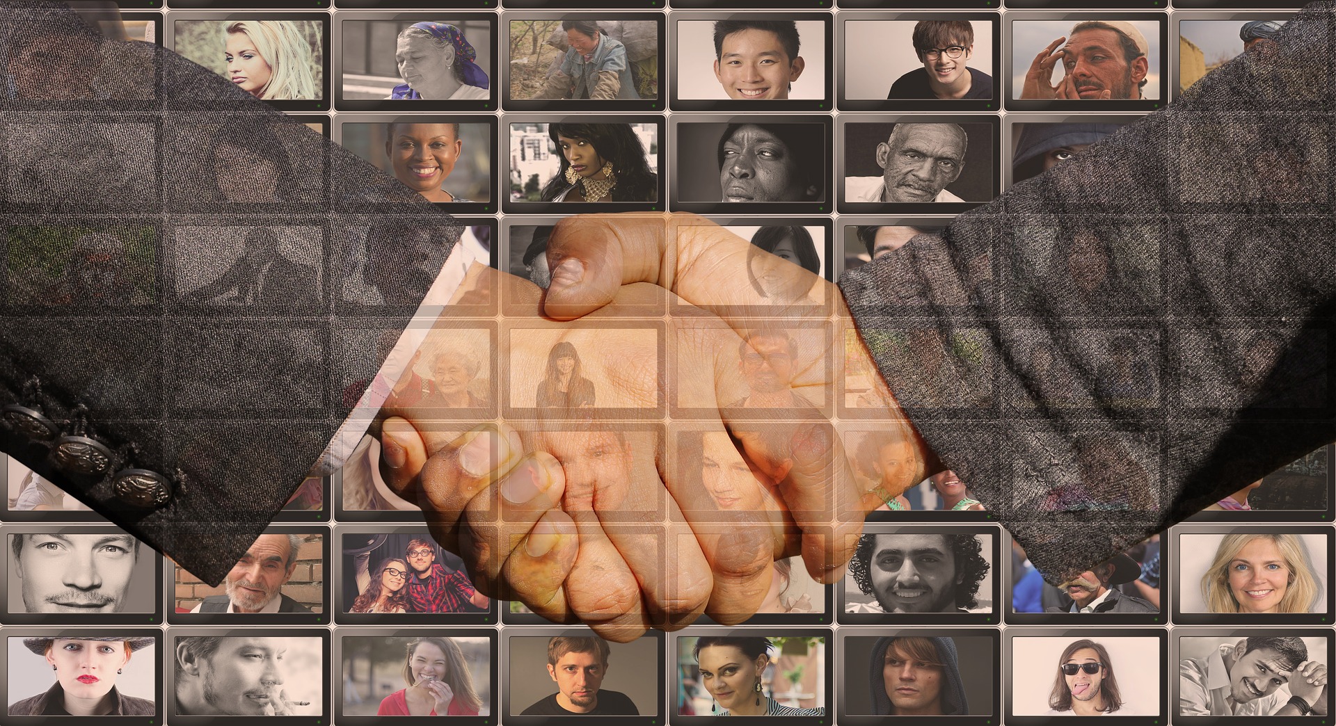 Customer Service handshake